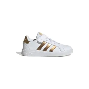 Dívčí obuv adidas Grand Court Sustainable Lifestyle Court Elastic Lace and Top Strap Shoes 30
