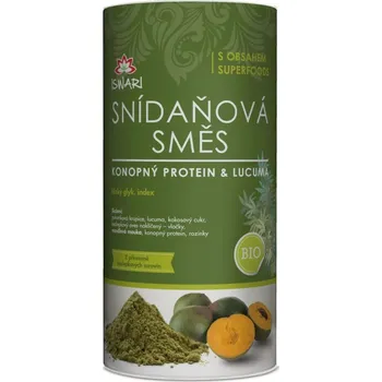 Potravina Snídaňová směs s příchutí Konopný protein - lucuma dodá Vašemu tělu potřebné živiny a vitamíny, ale nijak ho zbytečně nezatíží. Díky tomu i dávce konopného proteinu navíc je tato směs ideální pro sportovce. Vychutnejte si zdravou a kvalitní snídani, která