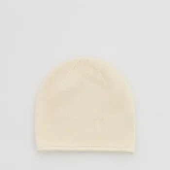 Čepice Reserved - Čepice s vlnou a kašmírem - krémová - 733FF-01X - 733FF-01X-ONE