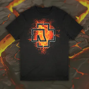 Pánské tričko Rammstein tričko, Lava Logo BP Black, pánské 5XL