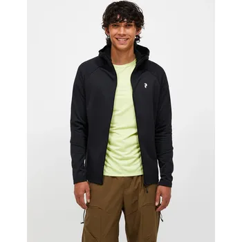 Pánská mikina Peak Performance Pánská Mikina Rider Essentials Zip Hood Black M