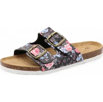 Dámské pantofle SAMLUX® Dámské korkové pantofle 9014 black Barva: Black, Velikost: 40