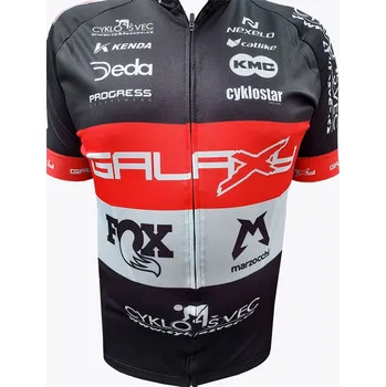 cyklistický dres GALAXY DRES CYKLOŠVEC TEAM KRÁTKÝ RUKÁV vel.M
