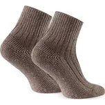 Vlněné protiskluzové ponožky 189 - 44-46 / hnědá