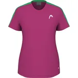 Dámské tričko Head Tie-Break - vivid pink Růžový (L)