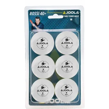 Stolní tenis Míčky na stolní tenis Joola Rossi 40+ 1* bílé 40 mm 6 ks