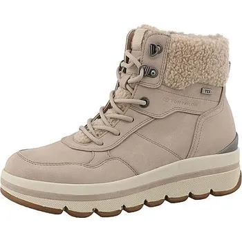 Dámská zimní obuv TOM TAILOR dámská zimní obuv 4290040019 krémová TEX 36