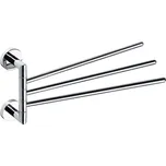 SAPHO X-ROUND trojitý držák ručníků otočný 380mm, chrom