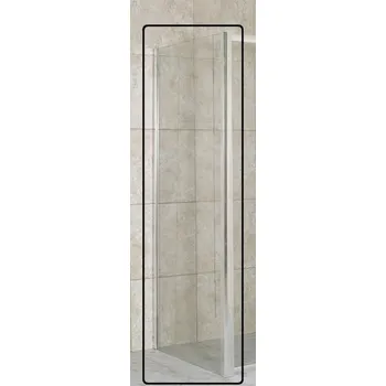 Sprchové dveře Pevná stěna Treos chrom Rozměry: 80