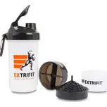 Šejkr EXTRIFIT TRIPLE 600ML UNI Bílá, Černá, Oranžová