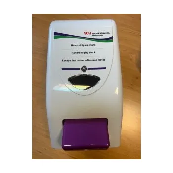 Dávkovač mýdla Dávkovač Deb Global Cleanse Heavy 4 l, bílý/fialové tlačítko