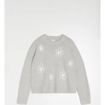 Dámský svetr Sinsay - Chunky svetr s příměsí vlny - šedá - 417FJ-9MM - 417FJ-9MM-XS