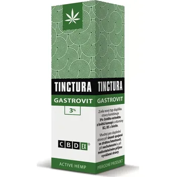 Přírodní produkt TINCTURA CBDex® GASTROVIT je vhodná pro doplnění pestré stravy při únavě spojené se ztrátou hmotnosti, při nechutenství a při nedostatečném příjmu vyvážené stravy.