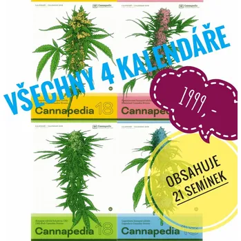 Encyklopedie Všechny 4 nástěnné kalendáře od první české internetové encyklopedie konopných odrůd Cannapedia. Obsahují spoustu užitečných rad. Součástí balení je jako dárek celkem 21 semínek.