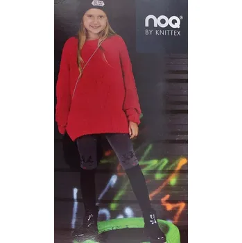 Dámské punčochy Dívčí punčocháče Rudolf 50 DEN - 116-122 / šedá/černá