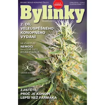 Časopis Zvláštní vydání Bylinky revue celé o konopí, druhý díl