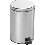 AQUALINE SIMPLE LINE odpadkový koš kulatý 12l, nerez lesk