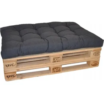 Podsedák Sedák na paletu 120x80 tmavě šedý melír