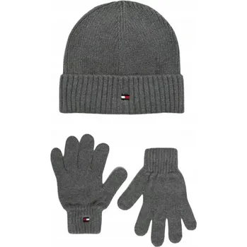 Dívčí tričko Tommy Hilfiger Jr čepice a rukavice AU0AU01087 dětské univerzita