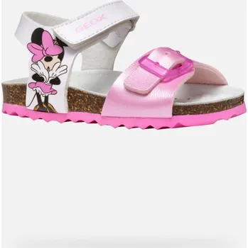 Dámské sandále Dívčí sandály Geox Chalki bílá/růžová 24
