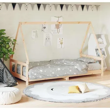 Dětská postel vidaXL Dětská postel 90 x 200 cm masivní borové dřevo [834453] Barva: Přírodní