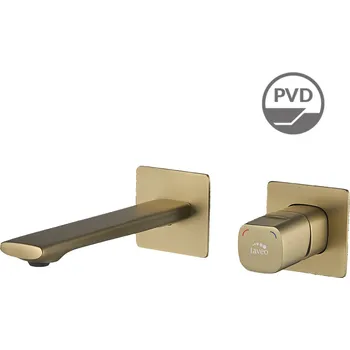 Laveo Umyvadlová baterie Tores podomítková - BVT_G22P, zlatá šampaň