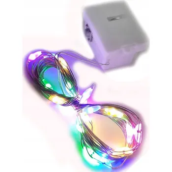 Obraz Světelný řetěz 2m na baterie 20 LED multicolor