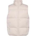 Pánská vesta Nike CLUB PUFFER S Béžová, Bílá