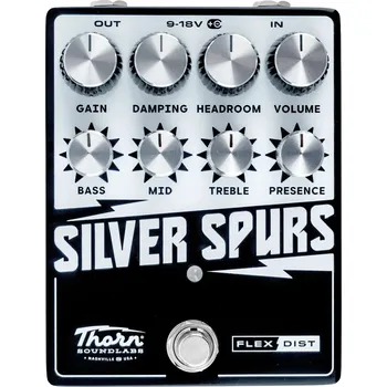 Kytarový efekt Thorn Soundlabs Silver Spurs - Flex Distortion Kytarový efekt