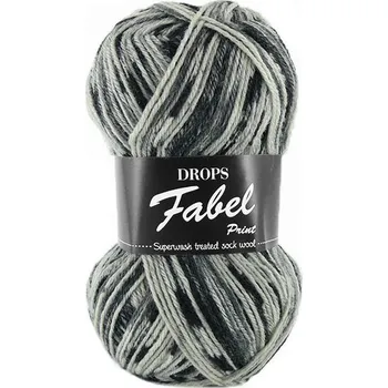 Drops Fabel Print, 905