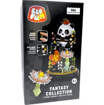 ostatní stavebnice Elefun Fantasy Collection Veselá panda Stavebnice 906 dílů