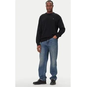 Pánská móda Calvin Klein Jeans Svetr LV04RC309G Černá Regular Fit L