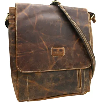 Peterson Pánská crossbody taška Leba tmavě hnědá One size
