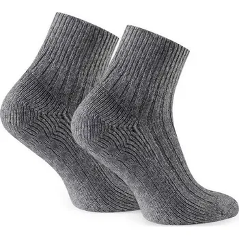 Pánské ponožky Vlněné protiskluzové ponožky 189 - 35-37 / šedá