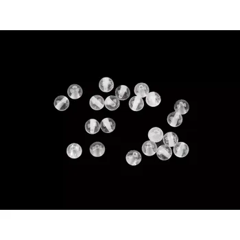 Korálek Minerální korálky Křišťál Ø4 mm - 10 ks