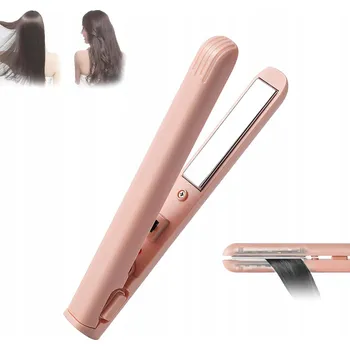 Žehlička na vlasy Žehlička Na Vlasy na vlasy USB bezdrátová, ideální pro rovnání i natáčení