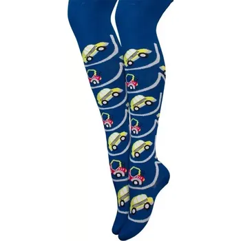 Dámská móda Chlapecké punčocháče Auta G - 116-122 / modrá