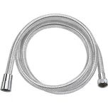 AQUALINE LASER plastová sprchová hadice, 150cm, chrom/bílá