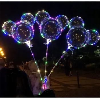 Balónek BALÓNEK 18" PRŮHLEDNÝ PRO KOMPOZICI Mickey Mouse BEZ LAMPIČEK