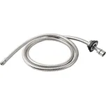 SAPHO Sprchová průchodka na okraj vany včetně hadice F1/2"-M3/8", kulatá, chrom