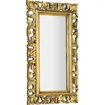 SAPHO SAMBLUNG zrcadlo ve vyřezávaném rámu 40x70cm, zlatá