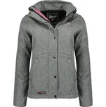 Dámská přechodná softshellová bunda Geographical Norway TERENCIA Barva: Světle šedá, Velikost: S