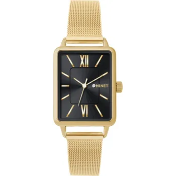 Hodinky MINET Zlato-černé dámské hodinky SIENA MWL5422