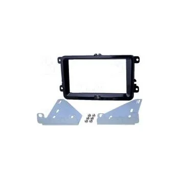 Autorádio Rámeček pro autorádio 2 DIN Seat, Škoda, VW černá lesklá