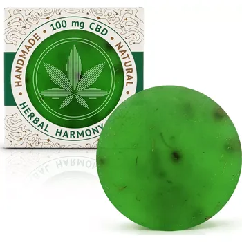 Mýdlo Herbal Harmony CBD ručně vyráběné mýdlo od společnosti Cannaline.