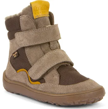 Chlapecké tenisky FRODDO BAREFOOT dětská zimní obuv WINTER TEX beige G31600247-12 Velikost: 23