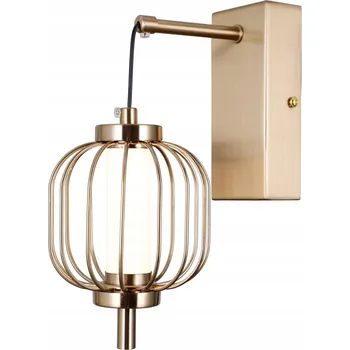 Nástěnné svítidlo Nástěnné svítidlo Italux zlaté, žluté s integrovaným LED zdrojem 4 W