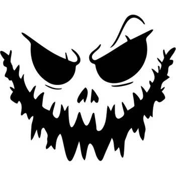 Samolepicí dekorace na vozidlo Samolepka halloween na auto a motorku, tuning nálepka (6036)