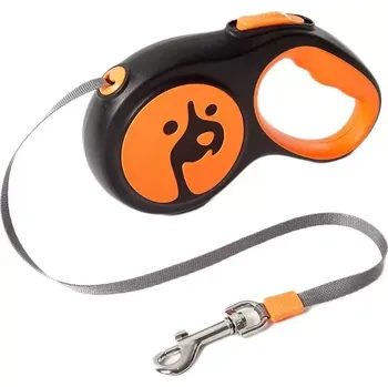 Vodítko pro psa TopTechnology Automatické vodítko pro malé a střední psy - 5m, černé