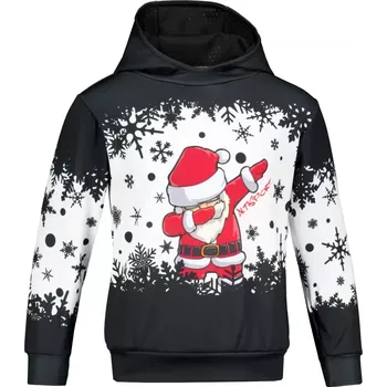 Chlapecká mikina Dětská funkční mikina premium ALTISPORT VOJ/ALKVN2MI01 ČERNÁ 158